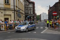 policjanci zabezpieczają wyścig