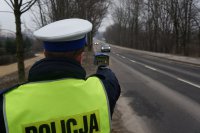 Policjanci podczas działań