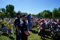 Policjanci na dniu dziecka