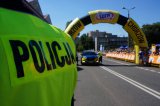 Policjanci zabezpieczają Tour de Pologne