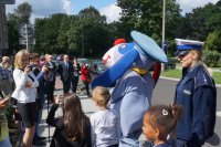 Policjanci na inauguracji nowego roku szkolnego