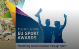 logo konkursu #Beinclusive EU Sport Awards