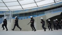 Ćwiczenia Policji na Stadionie Śląskim