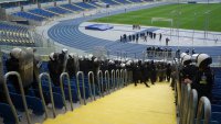 Ćwiczenia Policji na Stadionie Śląskim