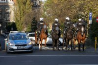 policjanci na Zabezpieczenie meczu