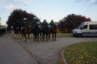 policjanci na Zabezpieczenie meczu