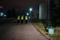 Policjanci w trakcie zabezpieczenia &quot;Sylwestrowej Mocy Przebojów&quot; w Chorzowie