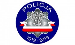 logo z okazji 100 -lat Policji