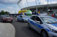 Chorzowscy policjanci w trakcie zabezpieczenia trzeciego etapu &quot;Tour de Pologne&quot;