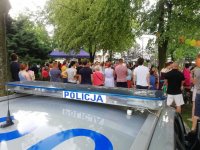 policjanci na spotkaniach z dziećmi oraz społecznością lokalną