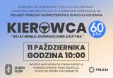 zdjęcie kolorowe: plakat promujący warsztaty &amp;quot;Kierowca 60 PLUS - 40 lat minęło. Doświadczenie, a Rutyna ...&amp;quot;.