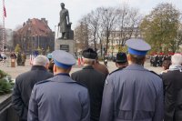 Uczestnicy uroczystości na Placu Powstańca Śląskiego