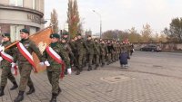 Przemarsz uczestników na Plac Powstańca Śląskiego