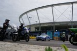 policjanci zabezpieczający Tour de pologne