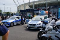 policjanci zabezpieczający Tour de pologne