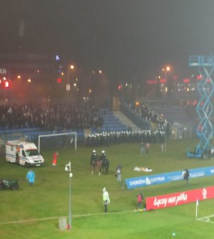 Interwencja Policji na stadionie