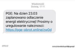 treść sms-a