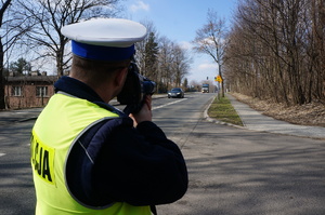 Policjanci w trakcie działań