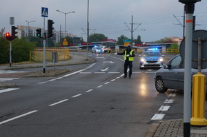 policjanci w trakcie zabezpieczenia