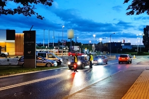 policjanci w trakcie działań