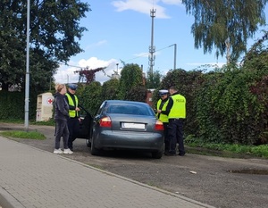 Interwencja policjantów wobec kierującego