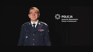 Zdjęcie przedstawia wizerunek Komendanta Wojewódzkiego Policji w Katowicach.