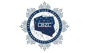 Grafika przedstawia logo Centralnego Biura Zwalczania Cyberprzestępczości