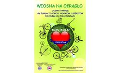 Grafika akcji wiosna na okrągło