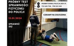 Grafika przestawia fragment toru przeszkód z testu sprawnościowego