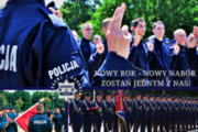 Zdjęcie przedstawia policjantów podczas ślubowania