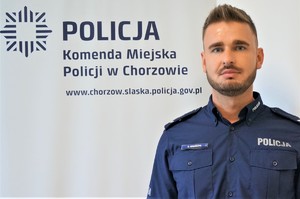 Zdjęcie przedstawia wizerunek dzielnicowego