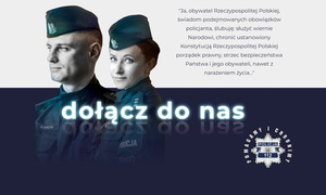 Grafika Przedstawia słowa roty ślubowania na policjanta