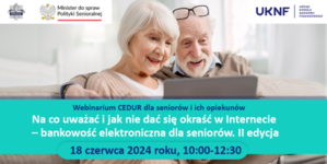 Grafika zachęcająca do udziału w webinarze