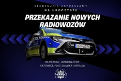 Grafika przedstawia radiowóz