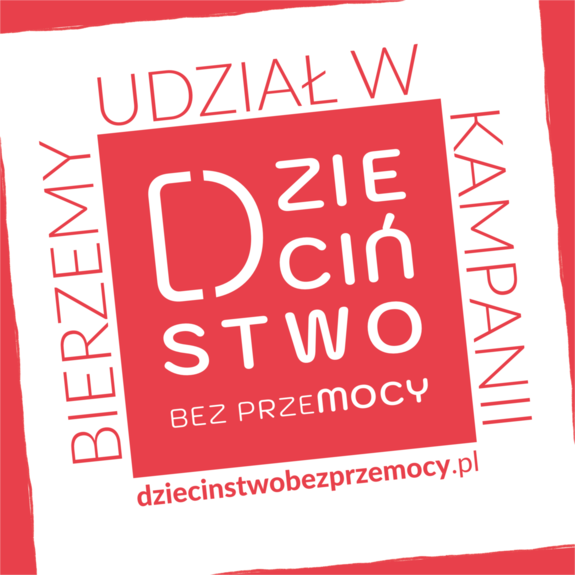 Grafika akcji dzieciństwo bez przemocy