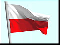 Na zdjęciu flaga Polski